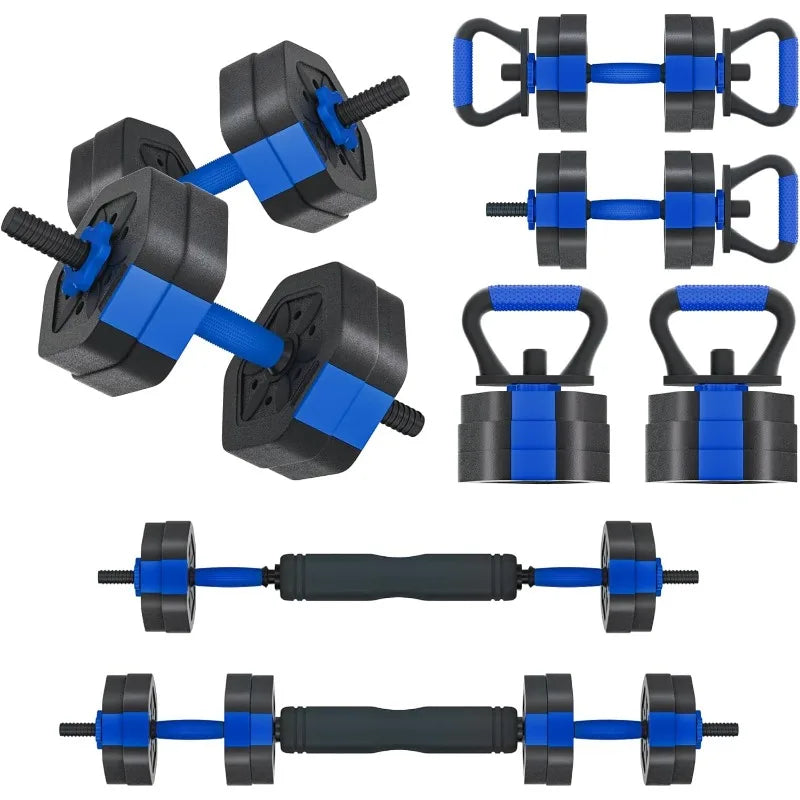 Non-Rolling Adjustable Dumbbell Set